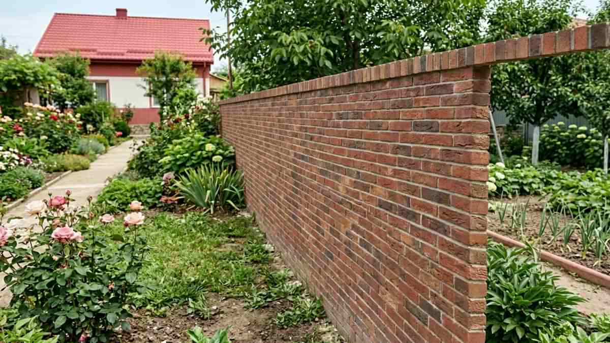 Gard de sârmă sau panouri bordurate, liber de orice obiecte sprijinite (lemne sau unelte), menținut drept și nedeformat.